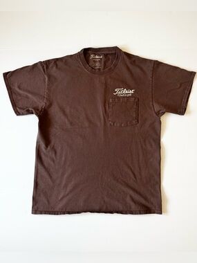 Titleist Men’s Cotton Vintage Graphic T-Shirt, Brown, Size Medium